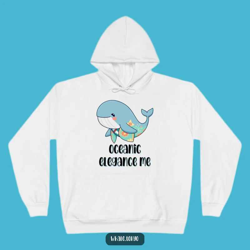 Funny Whale Kimono Hoodie - Cozy & Stylish Underwater Comfort